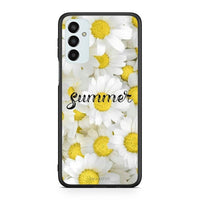 Thumbnail for Samsung M23 Summer Daisies Θήκη από τη Smartfits με σχέδιο στο πίσω μέρος και μαύρο περίβλημα | Smartphone case with colorful back and black bezels by Smartfits