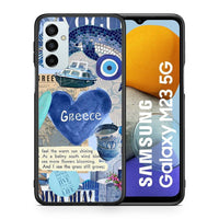 Thumbnail for Θήκη Samsung M23 Summer In Greece από τη Smartfits με σχέδιο στο πίσω μέρος και μαύρο περίβλημα | Samsung M23 Summer In Greece case with colorful back and black bezels