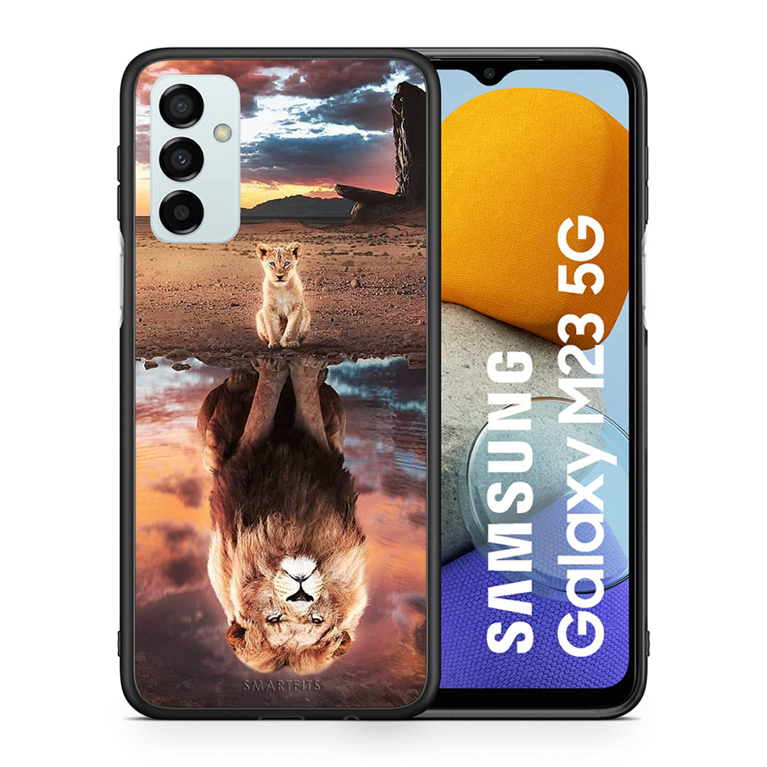 Θήκη Αγίου Βαλεντίνου Samsung M23 Sunset Dreams από τη Smartfits με σχέδιο στο πίσω μέρος και μαύρο περίβλημα | Samsung M23 Sunset Dreams case with colorful back and black bezels