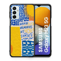 Thumbnail for Θήκη Samsung M23 Sunset Memories από τη Smartfits με σχέδιο στο πίσω μέρος και μαύρο περίβλημα | Samsung M23 Sunset Memories case with colorful back and black bezels