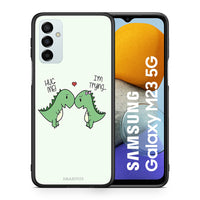 Thumbnail for Θήκη Samsung M23 Rex Valentine από τη Smartfits με σχέδιο στο πίσω μέρος και μαύρο περίβλημα | Samsung M23 Rex Valentine case with colorful back and black bezels