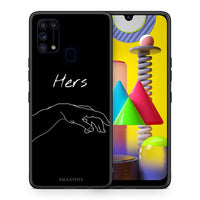 Thumbnail for Θήκη Αγίου Βαλεντίνου Samsung M31 Aeshetic Love 1 από τη Smartfits με σχέδιο στο πίσω μέρος και μαύρο περίβλημα | Samsung M31 Aeshetic Love 1 case with colorful back and black bezels