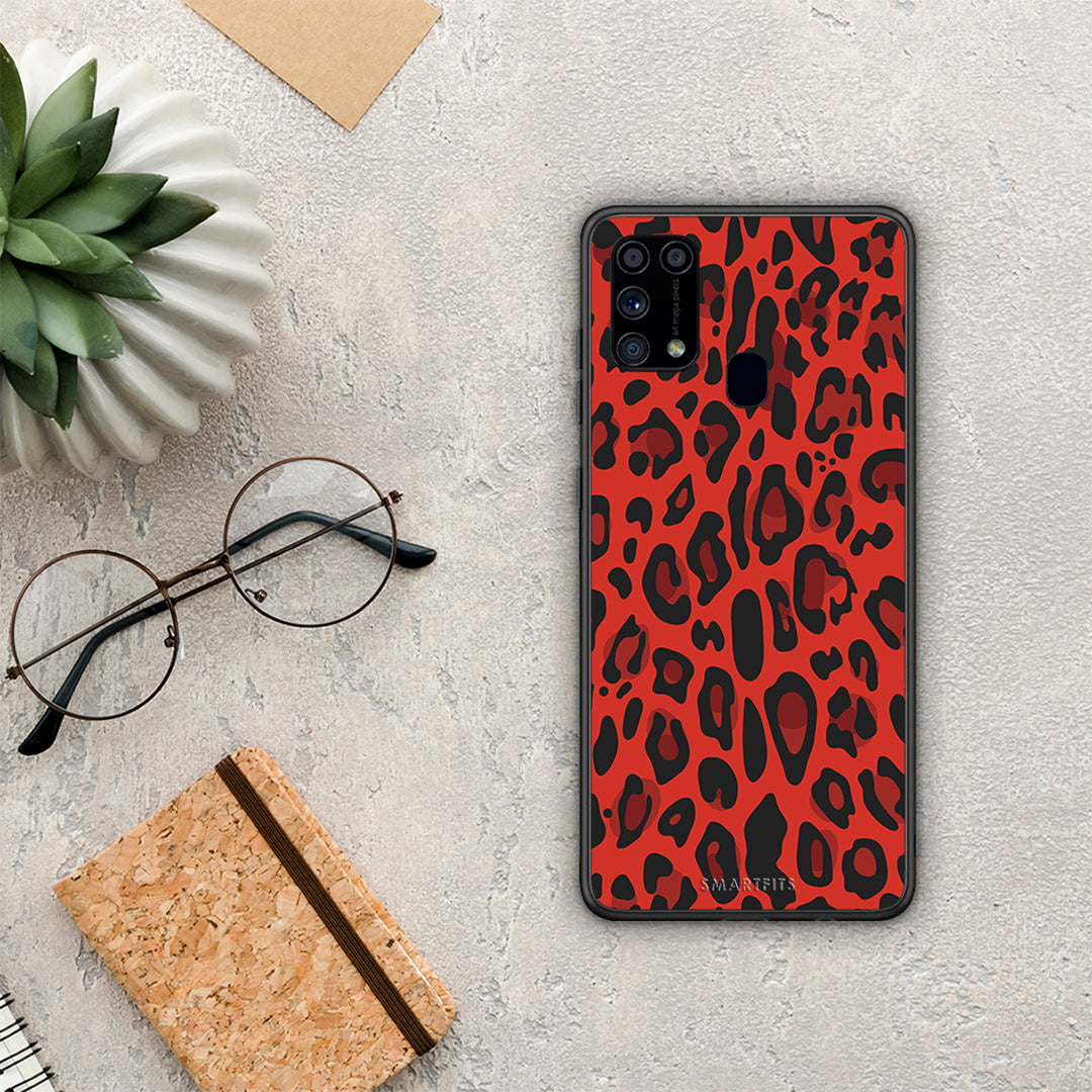 Animal Red Leopard - Samsung Galaxy M31 case