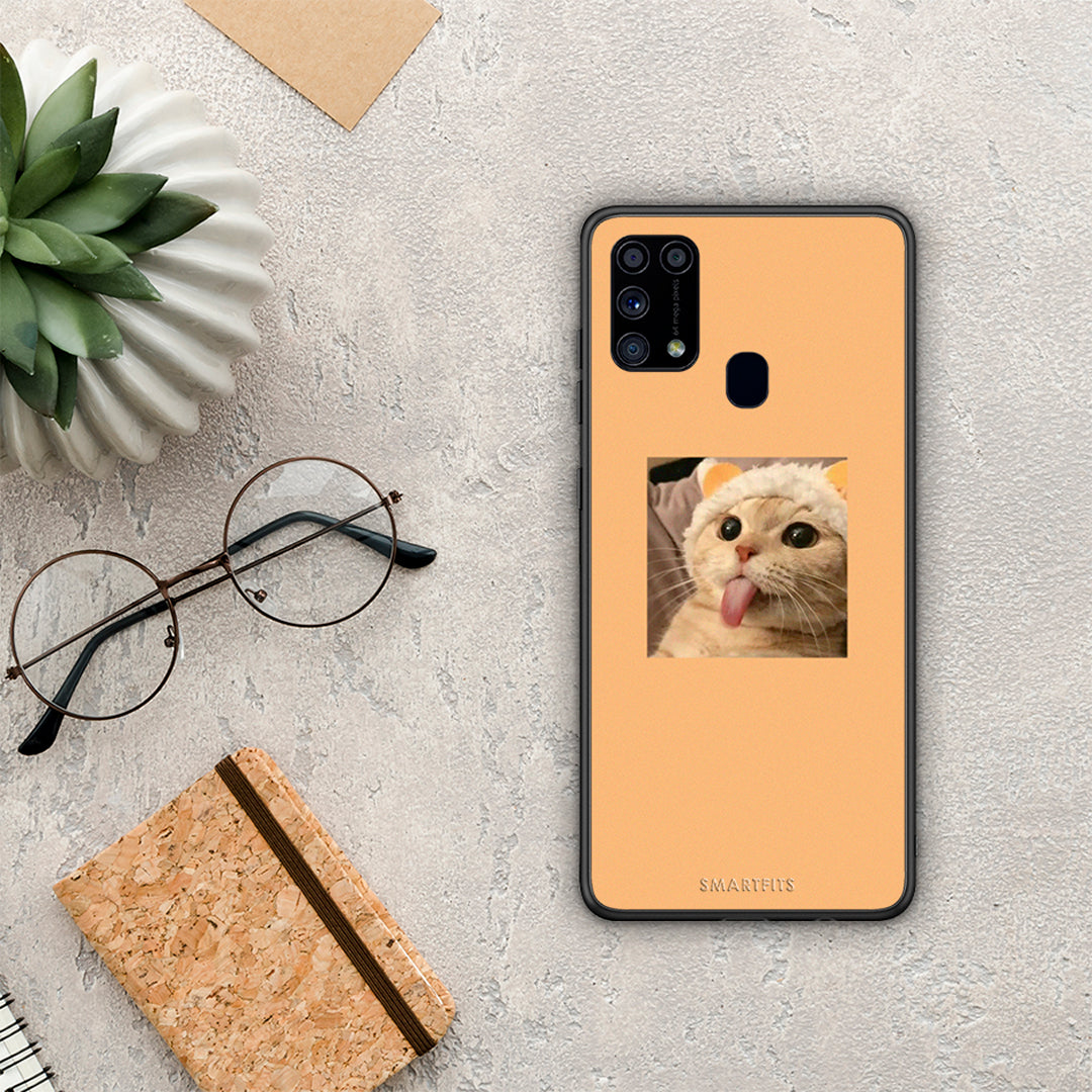 Cat Tongue - Samsung Galaxy M31 case