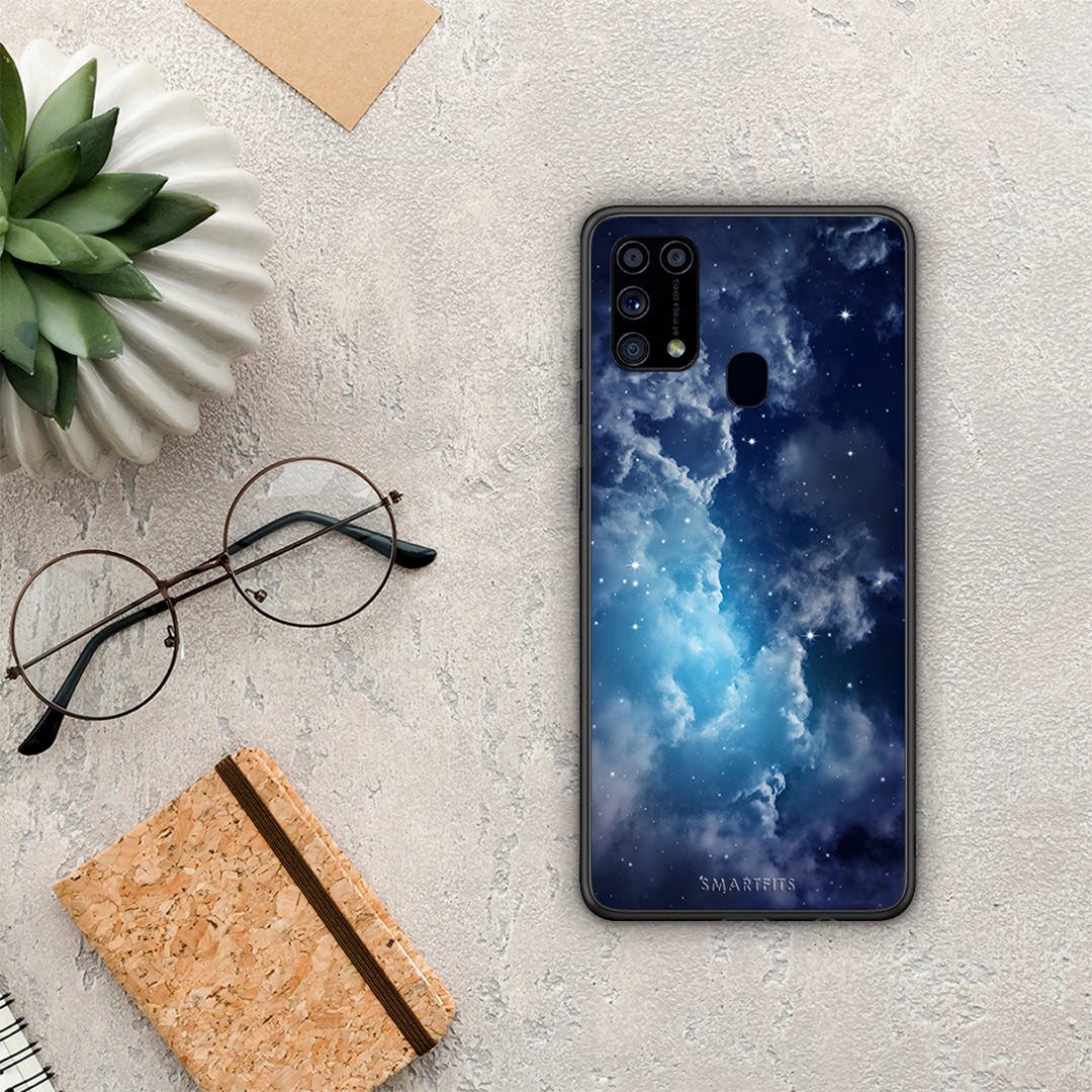 Galactic Blue Sky - Samsung Galaxy M31 case