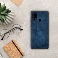 Thumbnail for Geometric Blue Abstract - Samsung Galaxy M31 case