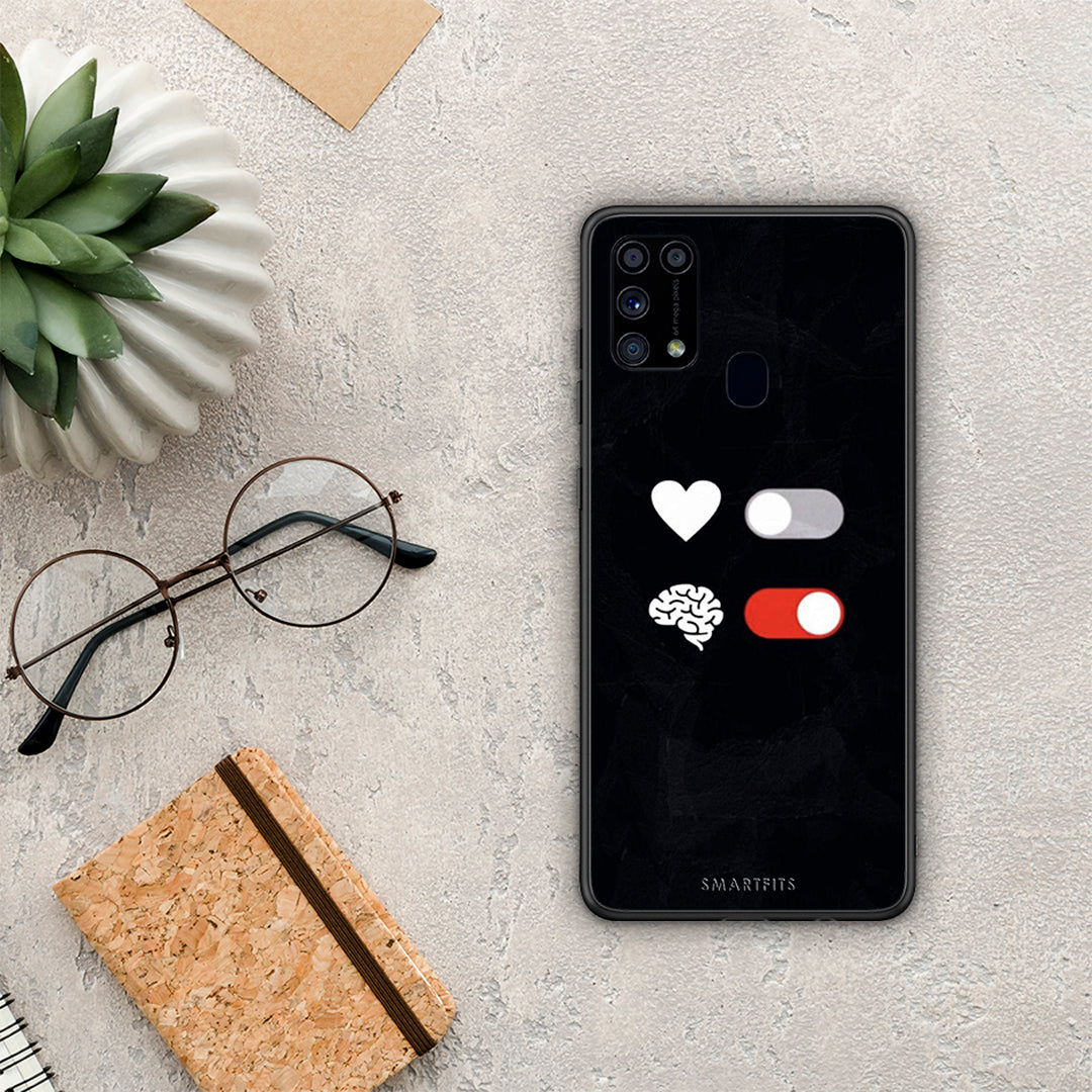 Heart vs Brain - Samsung Galaxy M31 case