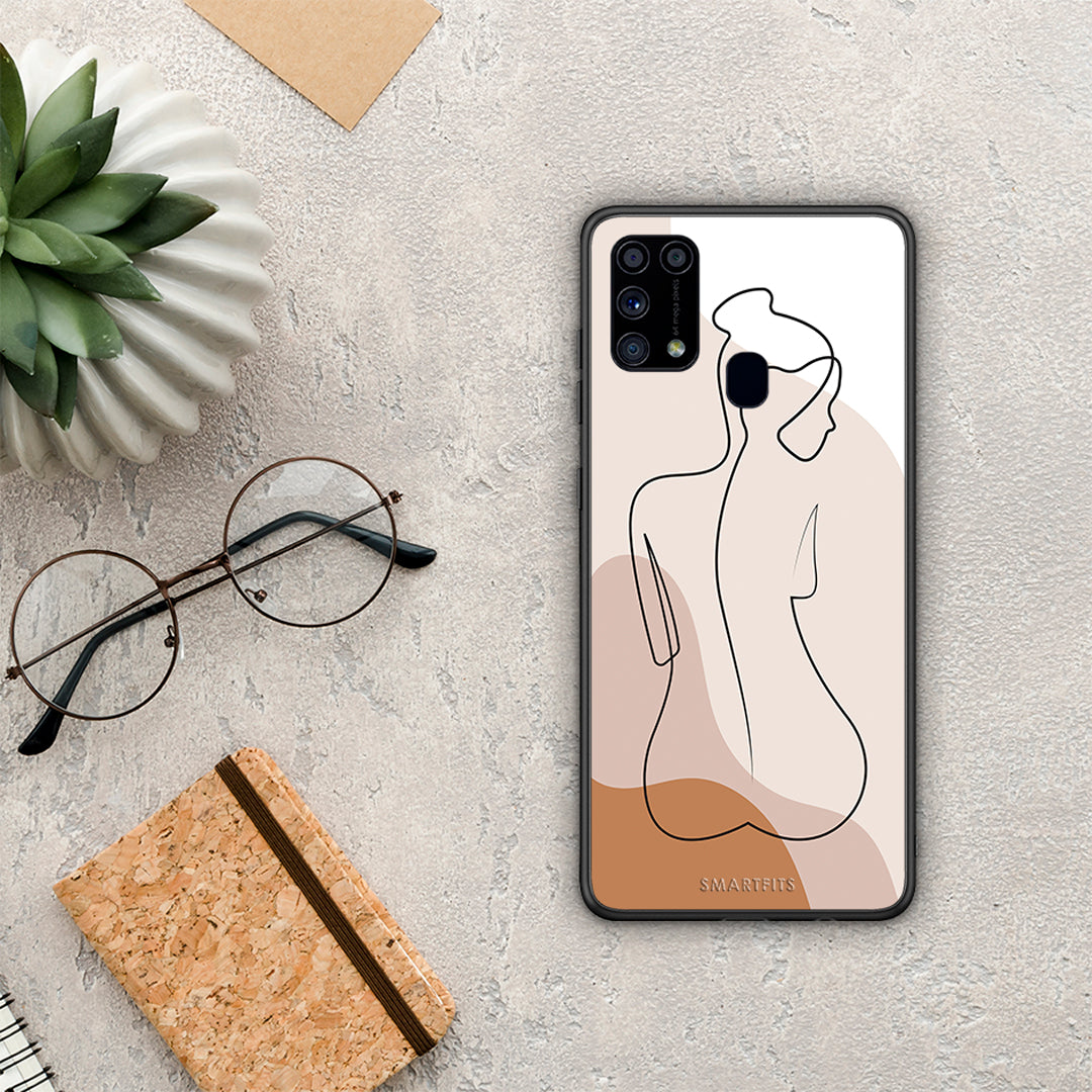 Lineart Woman - Samsung Galaxy M31 case