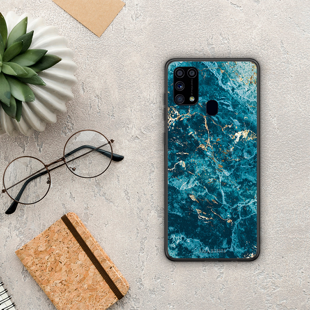 Marble Blue - Samsung Galaxy M31 case