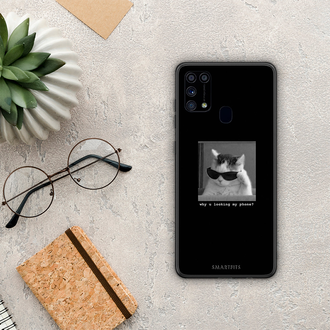 Meme Cat - Samsung Galaxy M31 case