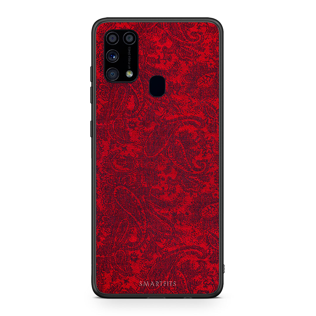 Samsung M31 Paisley Cashmere θήκη από τη Smartfits με σχέδιο στο πίσω μέρος και μαύρο περίβλημα | Smartphone case with colorful back and black bezels by Smartfits