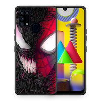 Thumbnail for Θήκη Samsung M31 SpiderVenom PopArt από τη Smartfits με σχέδιο στο πίσω μέρος και μαύρο περίβλημα | Samsung M31 SpiderVenom PopArt case with colorful back and black bezels