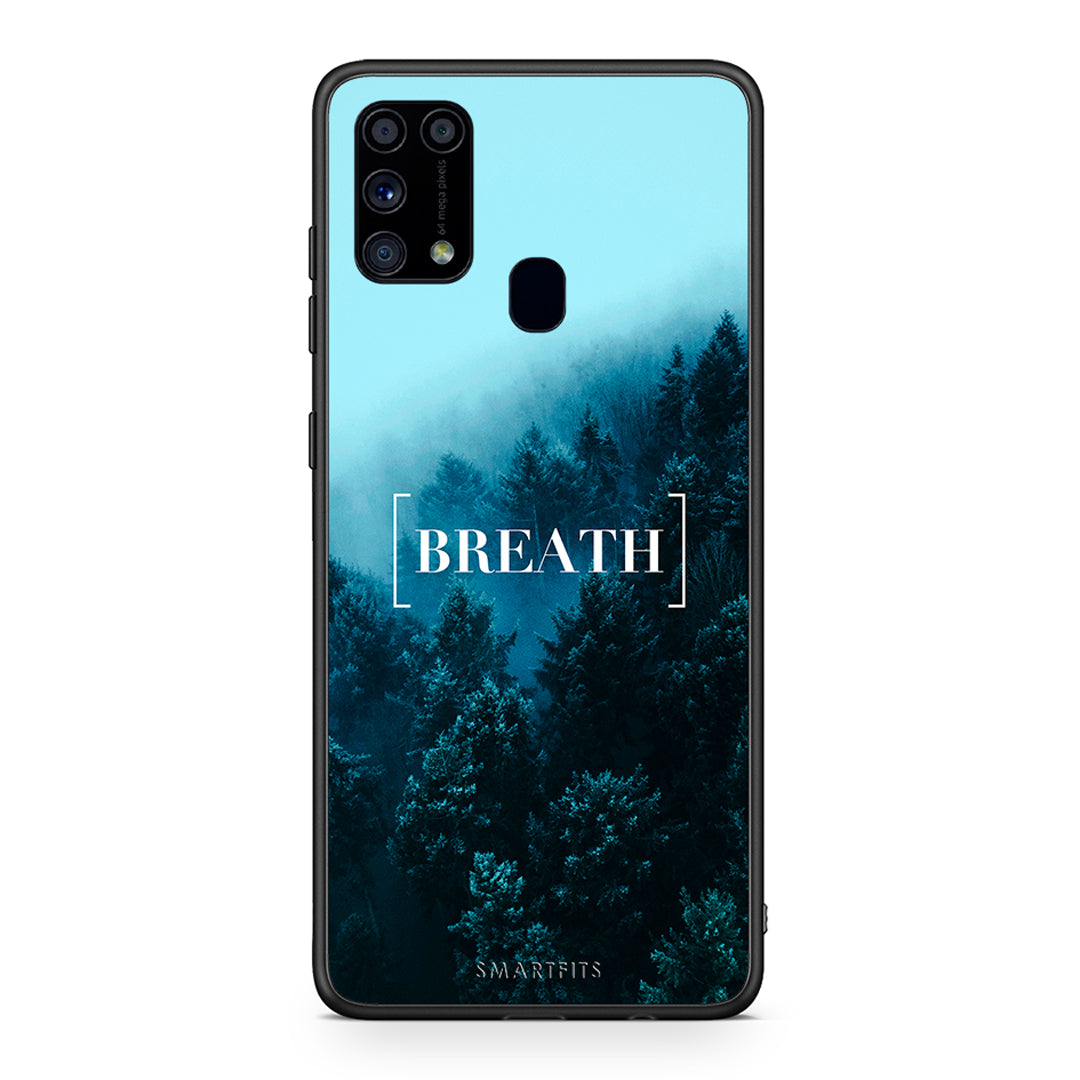 4 - Samsung M31 Breath Quote case, cover, bumper