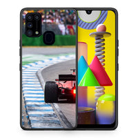 Thumbnail for Θήκη Samsung M31 Racing Vibes από τη Smartfits με σχέδιο στο πίσω μέρος και μαύρο περίβλημα | Samsung M31 Racing Vibes case with colorful back and black bezels