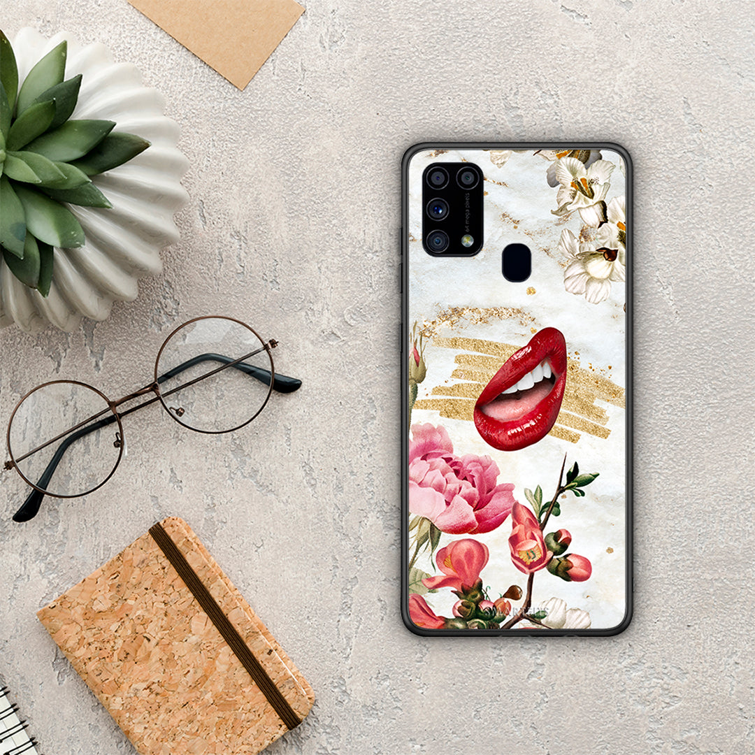 Red Lips - Samsung Galaxy M31 case