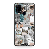 Thumbnail for Samsung M31 Retro Beach Life Θήκη από τη Smartfits με σχέδιο στο πίσω μέρος και μαύρο περίβλημα | Smartphone case with colorful back and black bezels by Smartfits