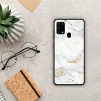 Thumbnail for White Gold Marble - Samsung Galaxy M31 case