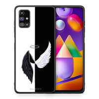 Thumbnail for Θήκη Samsung M31s Angels Demons από τη Smartfits με σχέδιο στο πίσω μέρος και μαύρο περίβλημα | Samsung M31s Angels Demons case with colorful back and black bezels