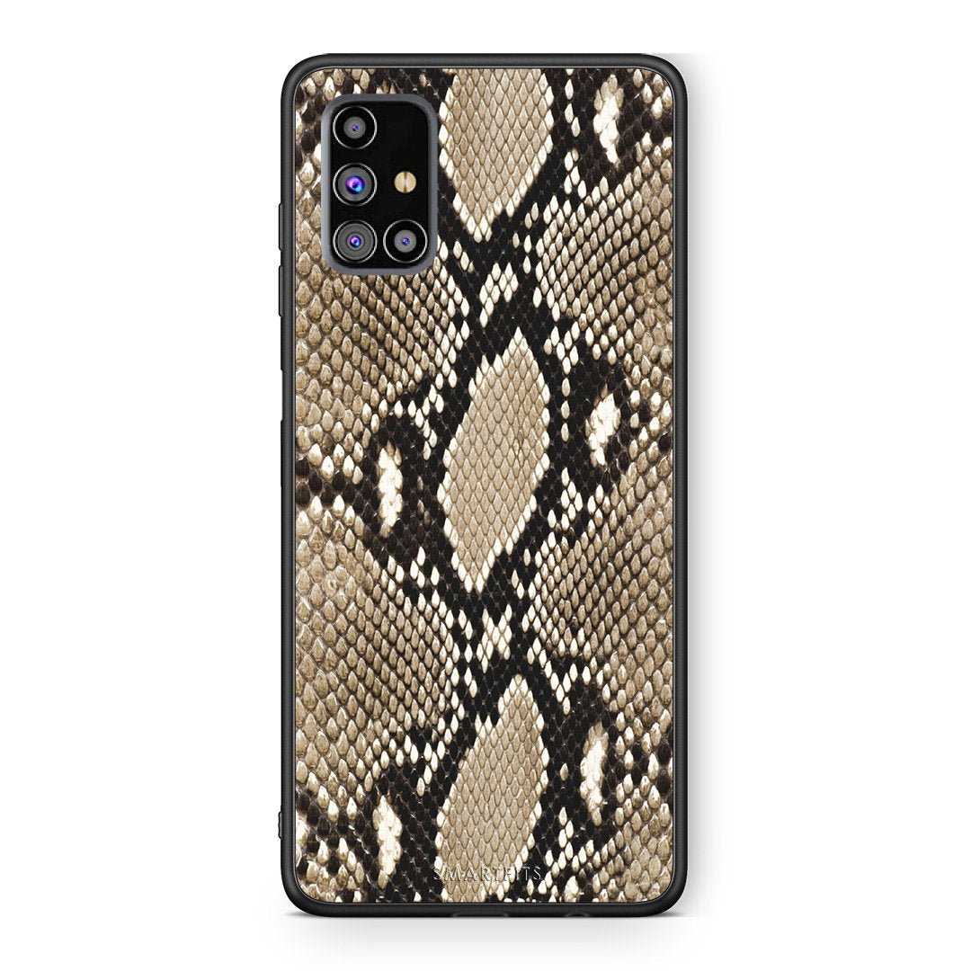 23 - Samsung M31s  Fashion Snake Animal case, cover, bumper