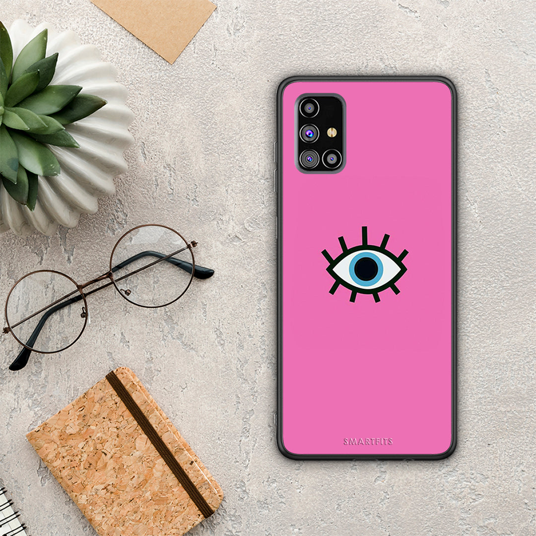 Blue Eye Pink - Samsung Galaxy M31s case