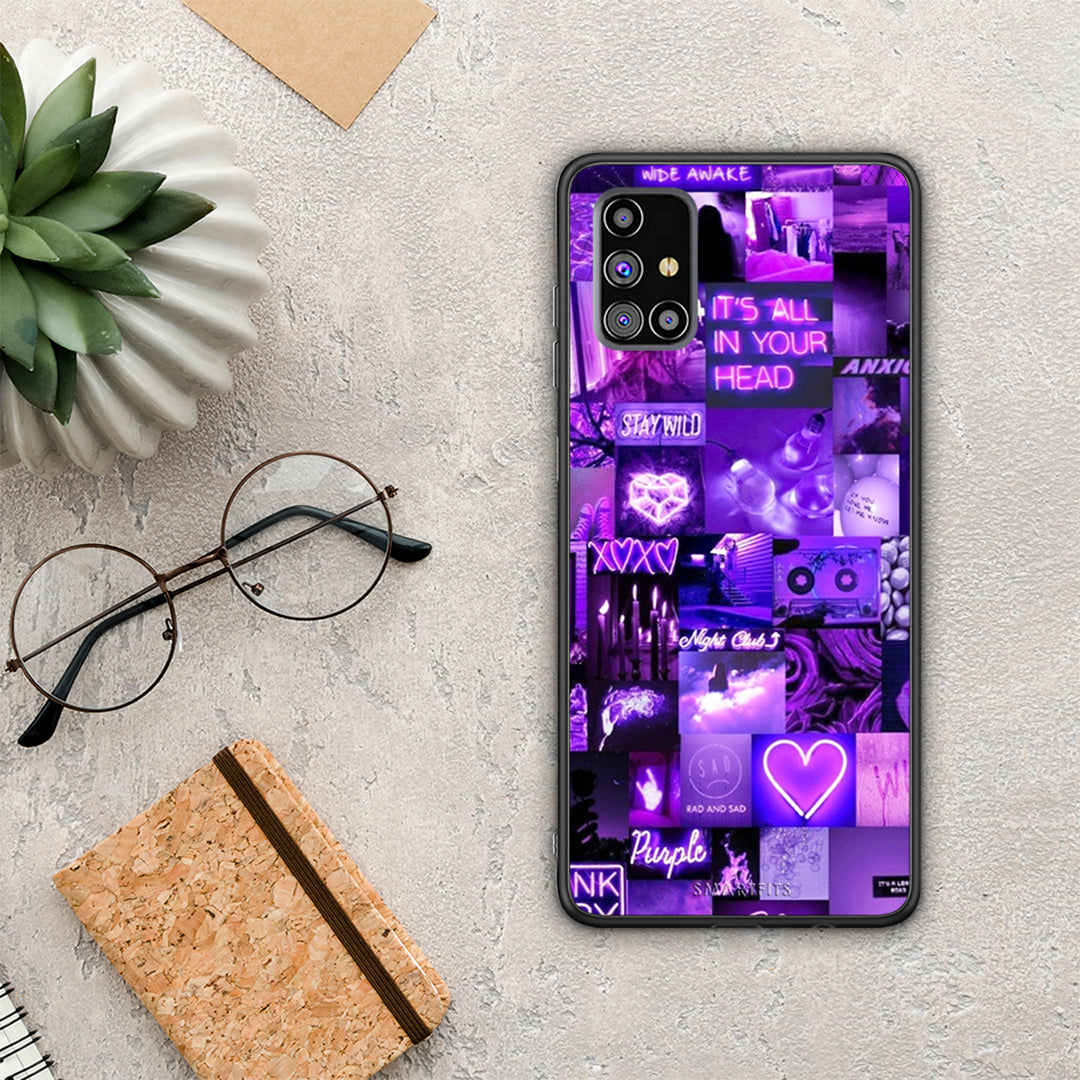 Collage Stay Wild - Samsung Galaxy M31S case