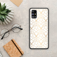 Thumbnail for Geometric Luxury White - Samsung Galaxy M31s case