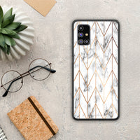 Thumbnail for Marble Gold Geometric - Samsung Galaxy M31s case