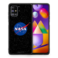 Thumbnail for Θήκη Samsung M31s NASA PopArt από τη Smartfits με σχέδιο στο πίσω μέρος και μαύρο περίβλημα | Samsung M31s NASA PopArt case with colorful back and black bezels