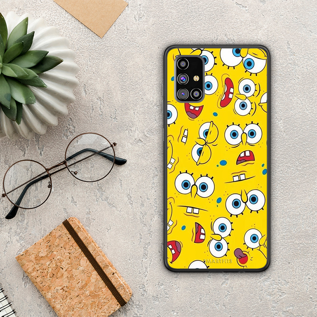 PopArt Sponge - Samsung Galaxy M31s case 