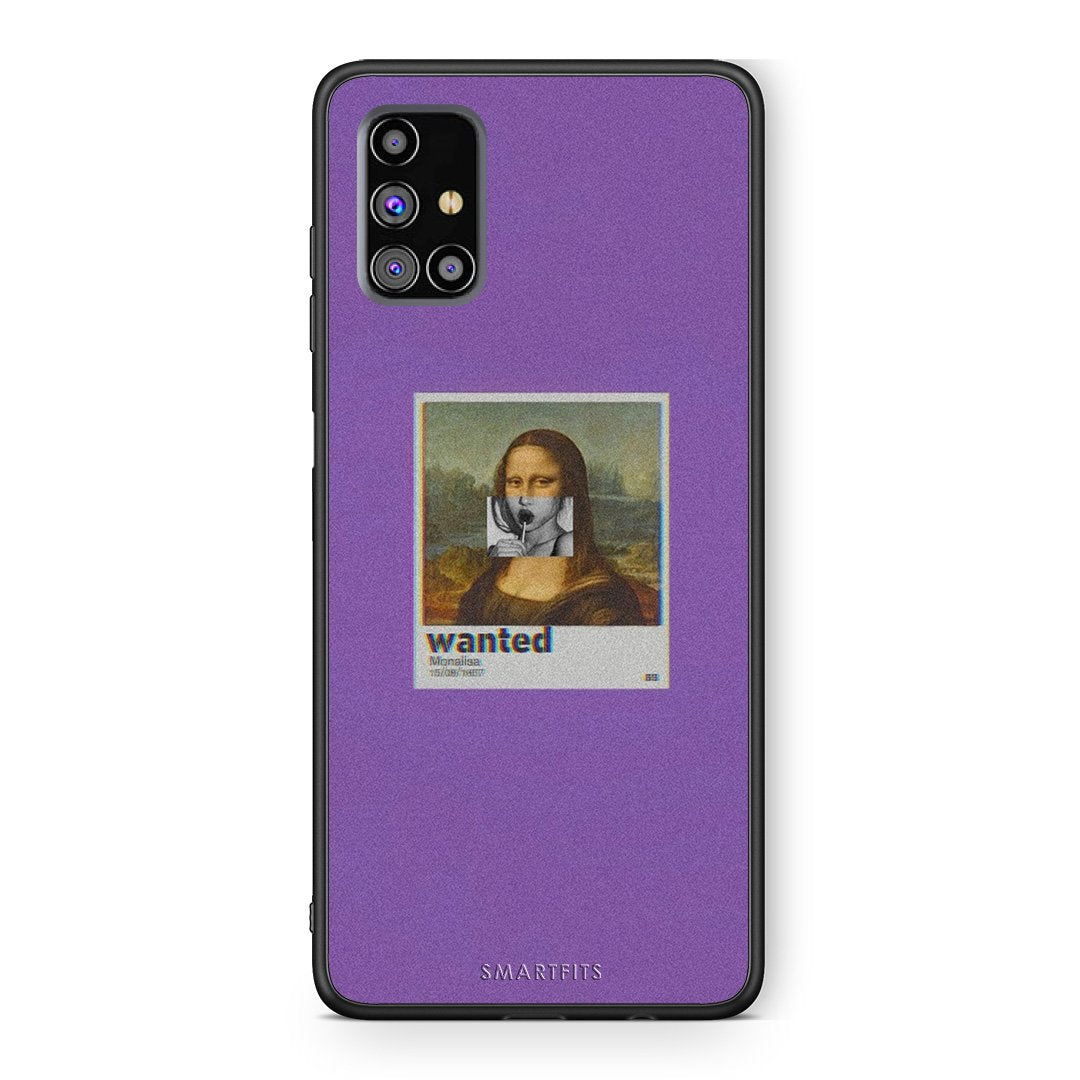 4 - Samsung M31s Monalisa Popart case, cover, bumper