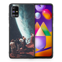 Thumbnail for Θήκη Samsung M31s Surreal View από τη Smartfits με σχέδιο στο πίσω μέρος και μαύρο περίβλημα | Samsung M31s Surreal View case with colorful back and black bezels