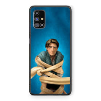 Thumbnail for Samsung M31s Tangled 1 Θήκη Αγίου Βαλεντίνου από τη Smartfits με σχέδιο στο πίσω μέρος και μαύρο περίβλημα | Smartphone case with colorful back and black bezels by Smartfits