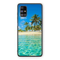 Thumbnail for Samsung M31s Tropical Vibes Θήκη από τη Smartfits με σχέδιο στο πίσω μέρος και μαύρο περίβλημα | Smartphone case with colorful back and black bezels by Smartfits