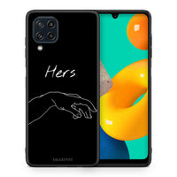 Thumbnail for Θήκη Αγίου Βαλεντίνου Samsung M32 4G Aeshetic Love 1 από τη Smartfits με σχέδιο στο πίσω μέρος και μαύρο περίβλημα | Samsung M32 4G Aeshetic Love 1 case with colorful back and black bezels