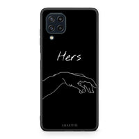 Thumbnail for Samsung M32 4G Aeshetic Love 1 Θήκη Αγίου Βαλεντίνου από τη Smartfits με σχέδιο στο πίσω μέρος και μαύρο περίβλημα | Smartphone case with colorful back and black bezels by Smartfits