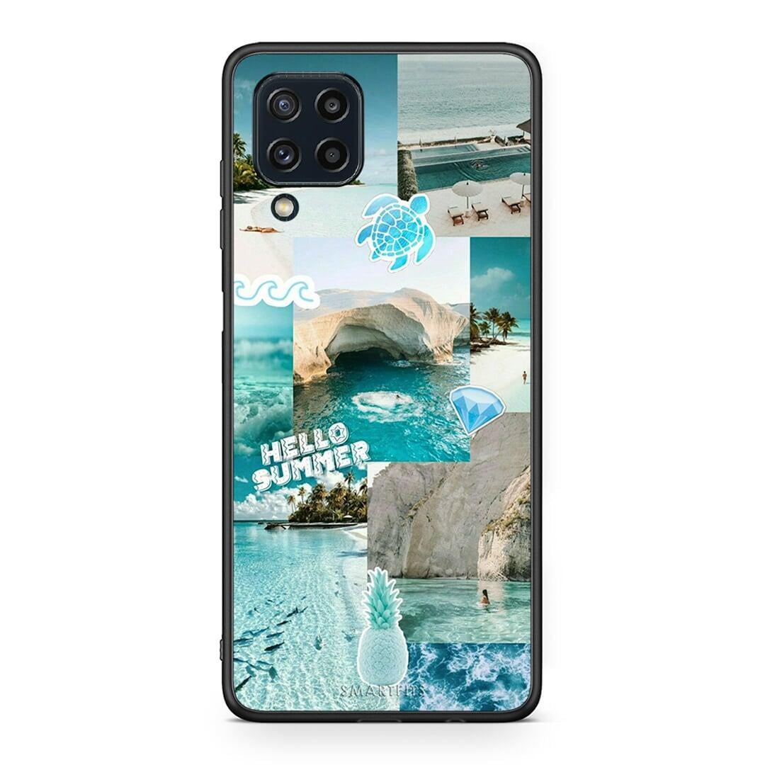 Samsung M32 4G Aesthetic Summer Θήκη από τη Smartfits με σχέδιο στο πίσω μέρος και μαύρο περίβλημα | Smartphone case with colorful back and black bezels by Smartfits