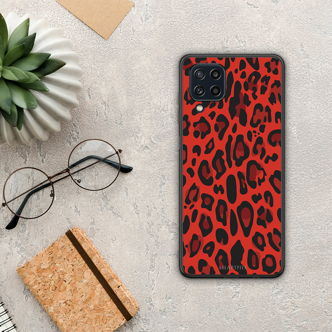 Animal Red Leopard - Samsung Galaxy M32 4G / M22 case