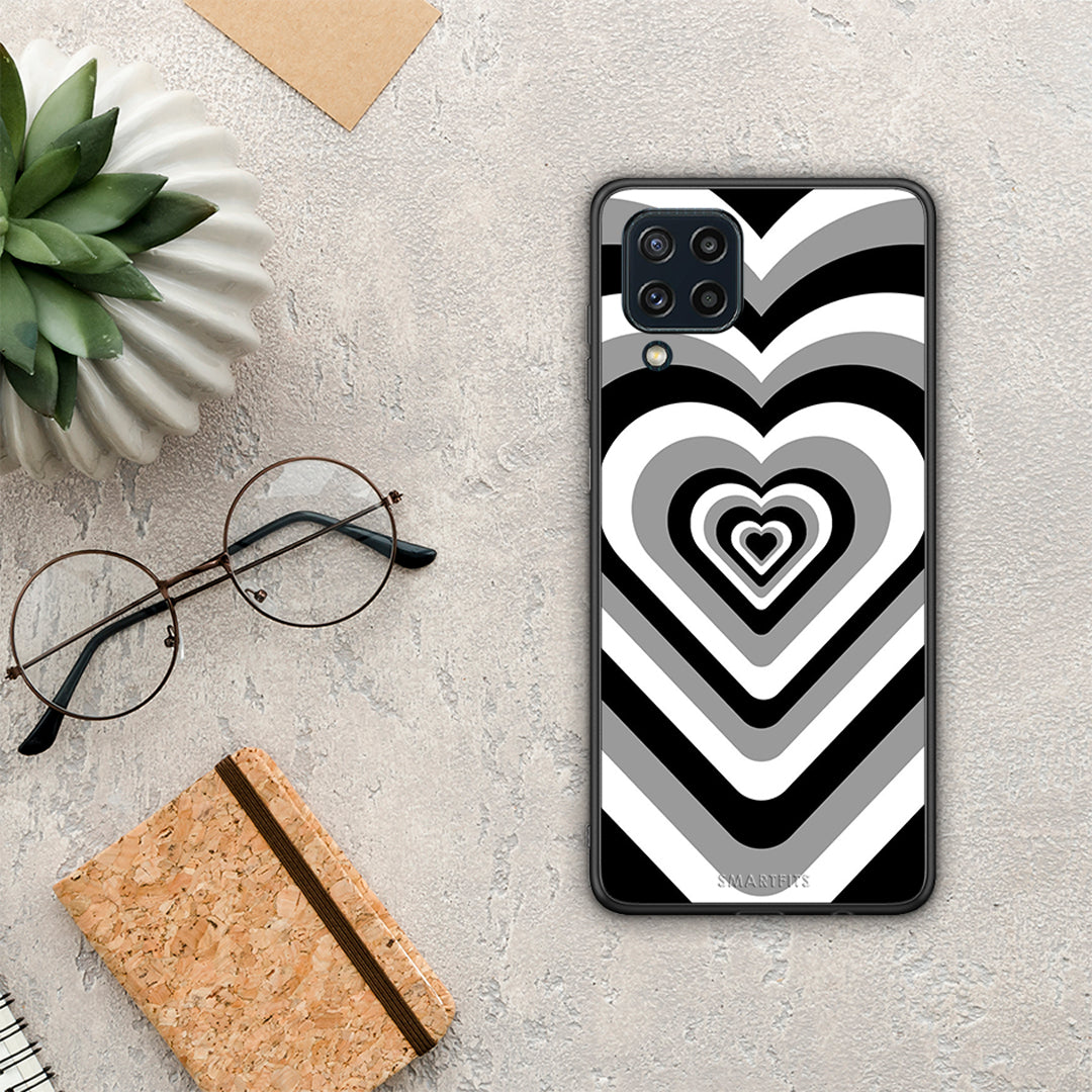 Black Hearts - Samsung Galaxy M32 4G case