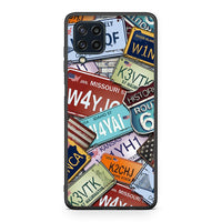 Thumbnail for Samsung M32 4G Car Plates θήκη από τη Smartfits με σχέδιο στο πίσω μέρος και μαύρο περίβλημα | Smartphone case with colorful back and black bezels by Smartfits