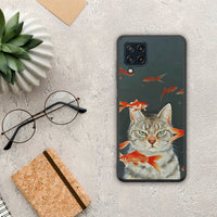 Thumbnail for Cat Goldfish - Samsung Galaxy M32 4G / M22 θήκη
