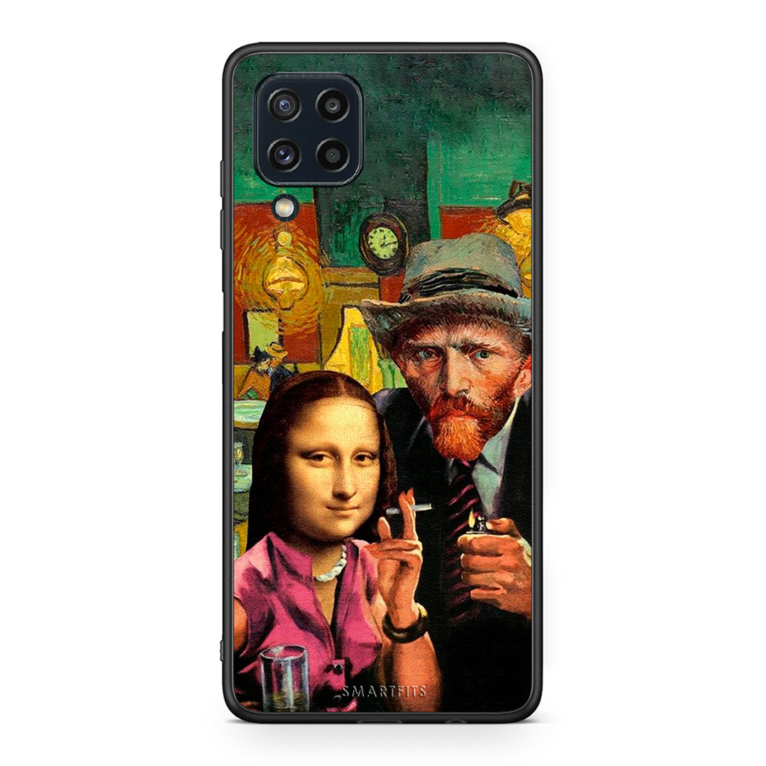 Samsung M32 4G Funny Art θήκη από τη Smartfits με σχέδιο στο πίσω μέρος και μαύρο περίβλημα | Smartphone case with colorful back and black bezels by Smartfits