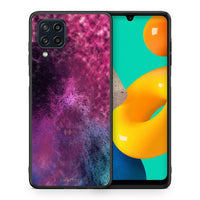 Thumbnail for Θήκη Samsung M32 4G Aurora Galaxy από τη Smartfits με σχέδιο στο πίσω μέρος και μαύρο περίβλημα | Samsung M32 4G Aurora Galaxy case with colorful back and black bezels