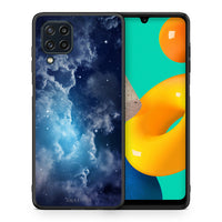 Thumbnail for Θήκη Samsung M32 4G Blue Sky Galaxy από τη Smartfits με σχέδιο στο πίσω μέρος και μαύρο περίβλημα | Samsung M32 4G Blue Sky Galaxy case with colorful back and black bezels