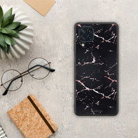 Thumbnail for Marble Black Rosegold - Samsung Galaxy M32 4G case 