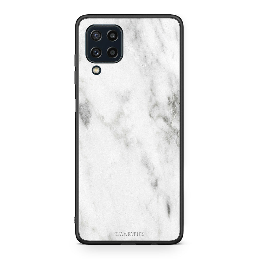 2 - Samsung M32 4G White marble case, cover, bumper