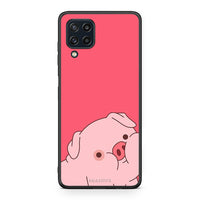 Thumbnail for Samsung M32 4G Pig Love 1 Θήκη Αγίου Βαλεντίνου από τη Smartfits με σχέδιο στο πίσω μέρος και μαύρο περίβλημα | Smartphone case with colorful back and black bezels by Smartfits