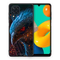 Thumbnail for Θήκη Samsung M32 4G Eagle PopArt από τη Smartfits με σχέδιο στο πίσω μέρος και μαύρο περίβλημα | Samsung M32 4G Eagle PopArt case with colorful back and black bezels
