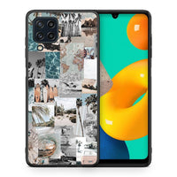 Thumbnail for Θήκη Samsung M32 4G Retro Beach Life από τη Smartfits με σχέδιο στο πίσω μέρος και μαύρο περίβλημα | Samsung M32 4G Retro Beach Life case with colorful back and black bezels