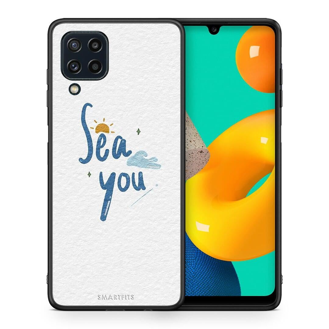 Θήκη Samsung M32 4G Sea You από τη Smartfits με σχέδιο στο πίσω μέρος και μαύρο περίβλημα | Samsung M32 4G Sea You case with colorful back and black bezels