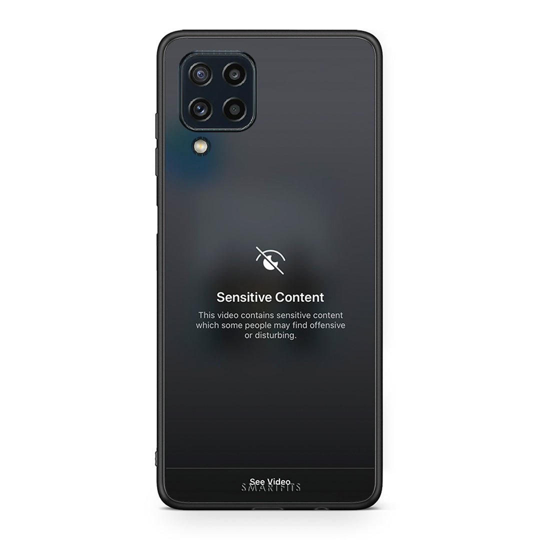 Samsung M32 4G Sensitive Content θήκη από τη Smartfits με σχέδιο στο πίσω μέρος και μαύρο περίβλημα | Smartphone case with colorful back and black bezels by Smartfits